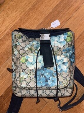 Gucci Monogram Blooms Backpack